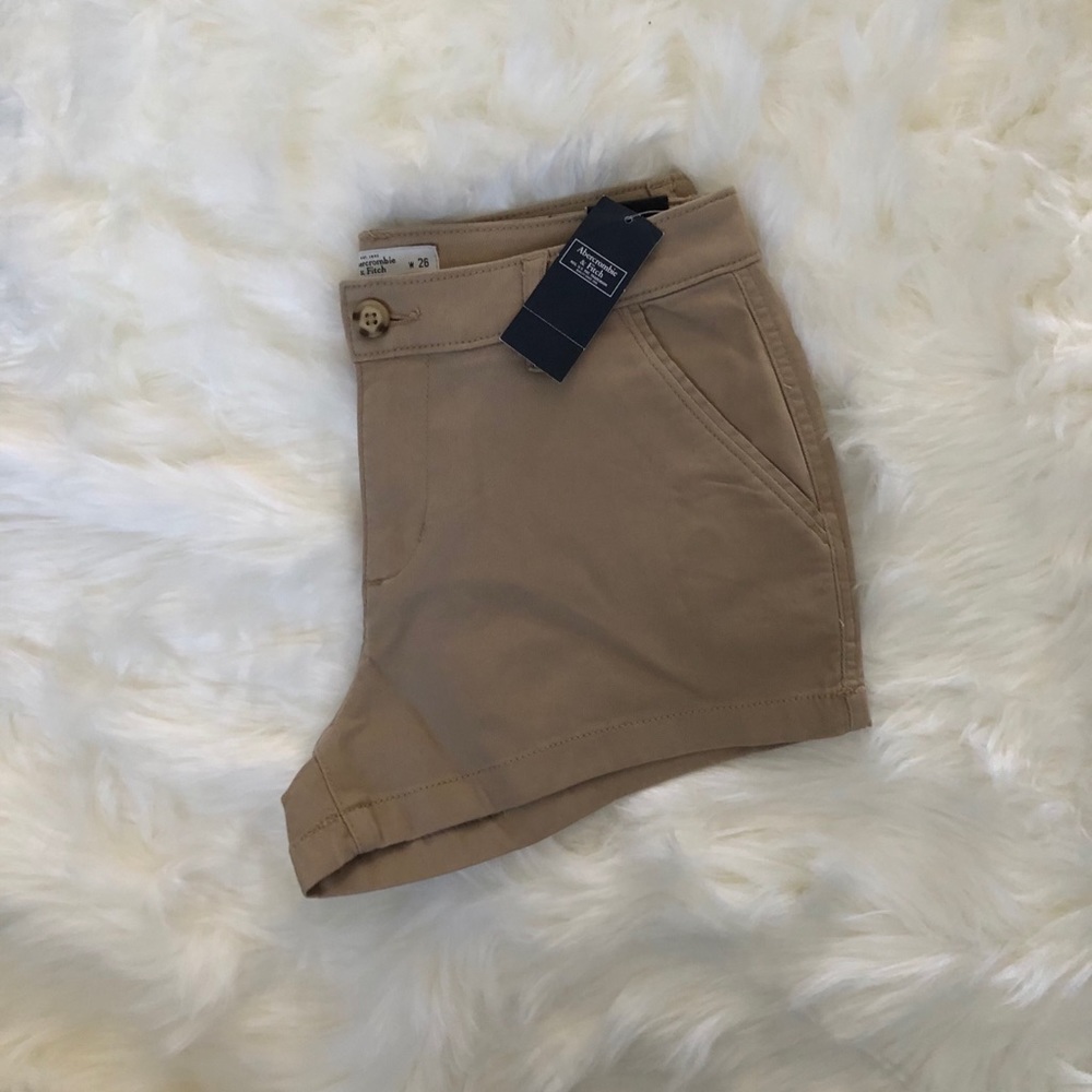 Abercrombie & Fitch Cotton Blend Chino Shorts 00